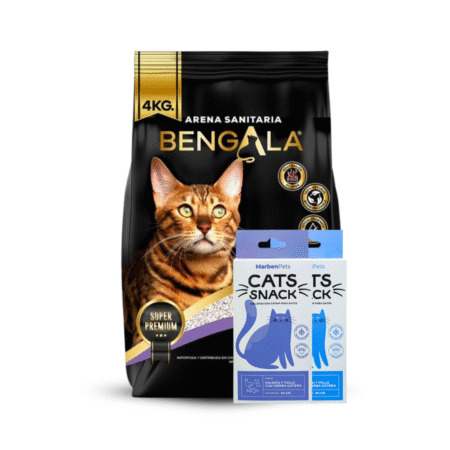 Oferta Black Friday 60Kg bengala + 2 galleta cats snack